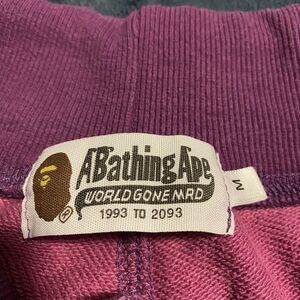 Bape Purple Shark Camo WGM Shorts